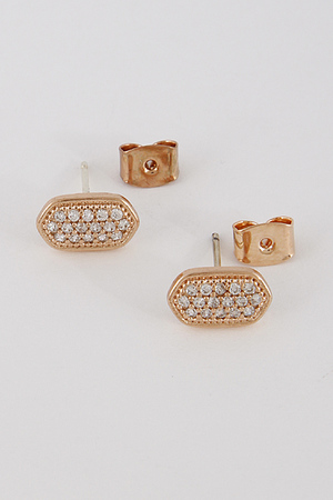 Lovely Pendant Earrings With Rhinestone Details 7FBH1